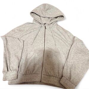 Gray Zip-Up Hoodie
